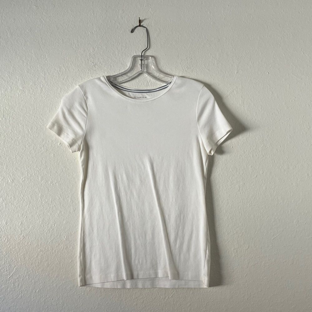 White Talbots "The Talbots Tee" Shirt